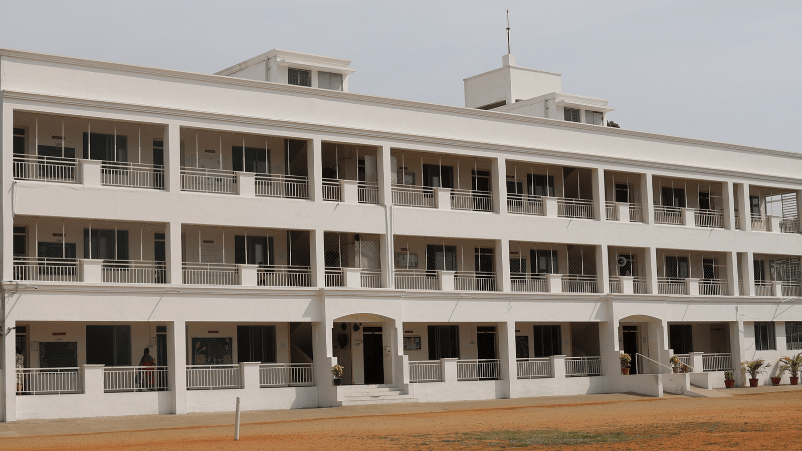 Students learning at GVK