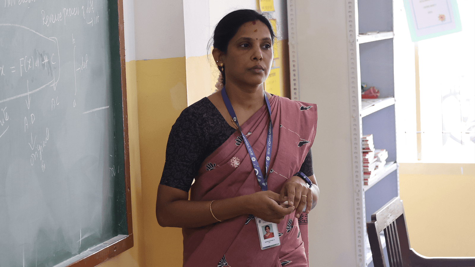 Students learning at GVK